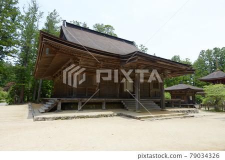 和歌山縣高野町高野山團上伽藍大會堂 79034326