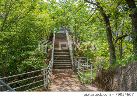 View from Kawaji Dam Dam Observatory Passage Nikko City View from Kawaji Dam Dam Observatory Passage Nikko City 79034607
