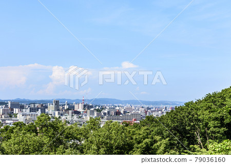 View of Sendai city from Dainenjiyama 79036160