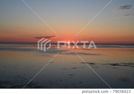 Sunset of Soya Cape Sunset of Soya Cape 79036823