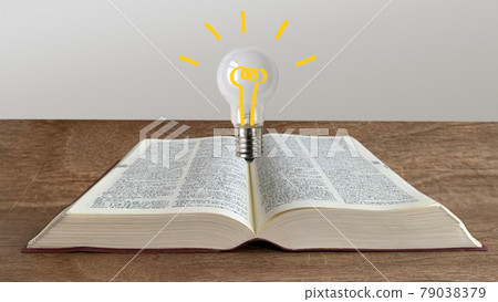 Books on the table and inspirational ideas Books on the table and inspirational ideas 79038379