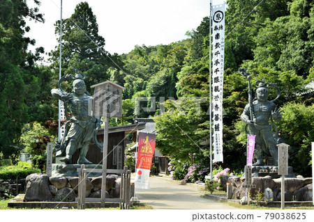 Statue of Nio, Kannonshoji Temple, Shiga Prefecture [Azuchi Town, Omihachiman City, Shiga Prefecture] 79038625