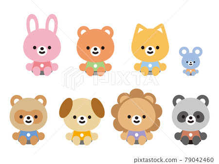 Cute animal mix Cute animal mix 79042460