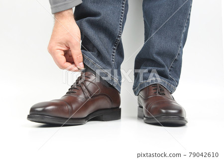 brandy melville brown dress Red and Blue Stripe Color Dress Shoe Lace, Shoe String Metal Tips main image 0