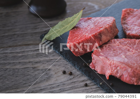 Beef on a rock plate Beef on a rock plate 79044391