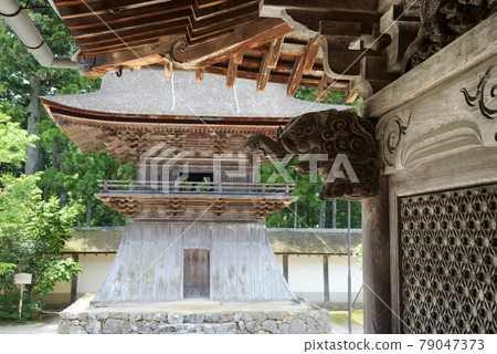和歌山縣高野町正門雕塑和鍾樓高野山金剛峰寺 79047373