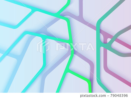 Pastel colors on meta web. Abstract futuristic background 79048396