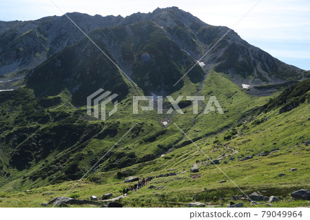 Mt. Oyama (Tateyama) seen from the scenery, mountain climbing, and Murodo Mt. Oyama (Tateyama) seen from the scenery, mountain climbing, and Murodo 79049964
