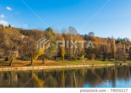 義大利都靈波河沿岸的風景 79050217