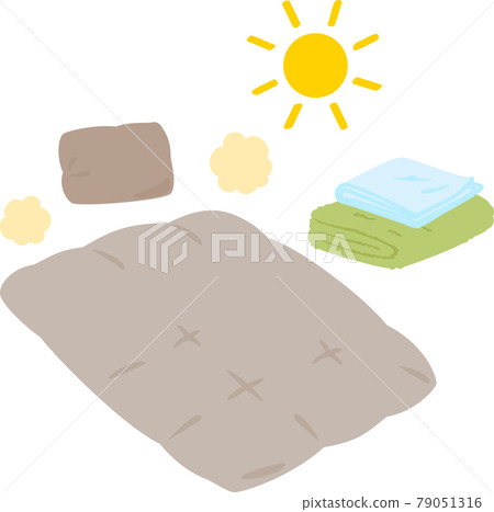 Duvet, bedding and sun 79051316