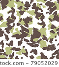 Modern camouflage vector pattern  79052029