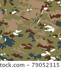 Modern camouflage seamless pattern 79052315