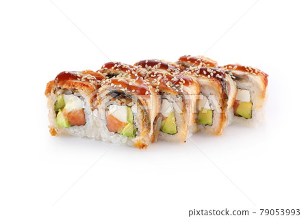 sushi canada on a white background sushi canada on a white background 79053993