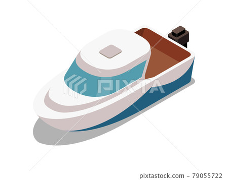 Yacht Isometric Icon - Stock Illustration [79055722] - PIXTA