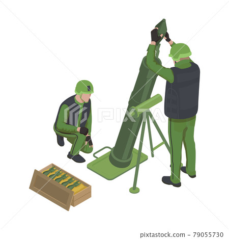 Army Isometric Icon 79055730
