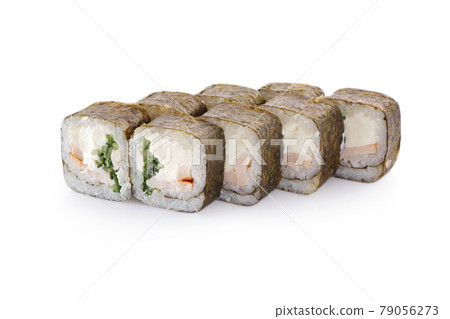 sushi Cheese Maki on a white background sushi Cheese Maki on a white background 79056273