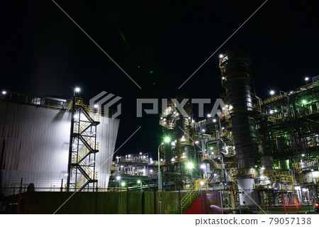 Hiroshima Prefecture Otake Complex Night View 79057138