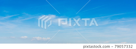 Blue sky with small clouds 79057332