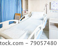 Hospital room with beds and comfortable medical equipped in a modern hospital 79057480