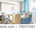 Hospital room with beds and comfortable medical equipped in a modern hospital 79057481