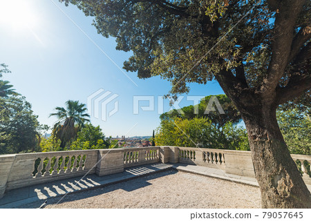 Terrazza del Pincio on a sunny day Terrazza del Pincio on a sunny day 79057645
