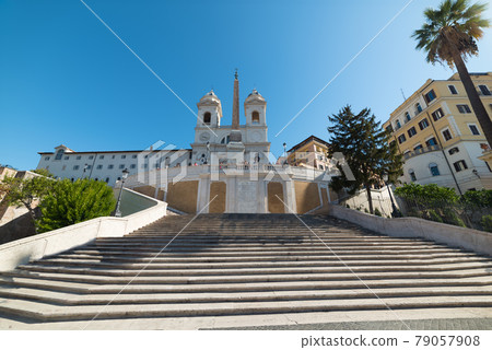World famous Spanish steps in Rome World famous Spanish steps in Rome 79057908