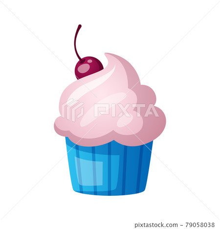 Cupcake Cartoon Icon Cupcake Cartoon Icon 79058038
