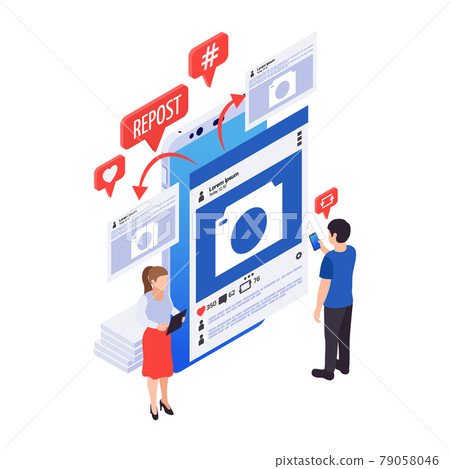 Social Media Icon Social Media Icon 79058046