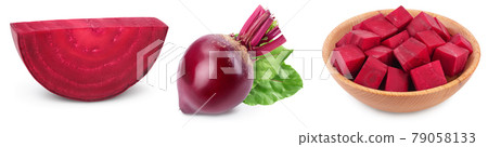beetroot isolated on white background with full depth of field. Top view. Flat lay. Set or collection beetroot isolated on white background with full depth of field. Top view. Flat lay. Set or collection 79058133