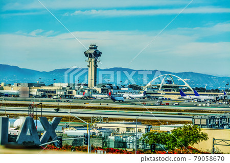 Los Angeles International Airport on a cloudy day 79058670