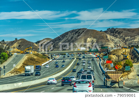 Traffic on Pacific Coast Highway Traffic on Pacific Coast Highway 79059001
