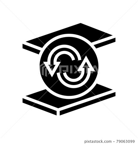 replacement mineral wool glyph icon vector illustration replacement mineral wool glyph icon vector illustration 79063099