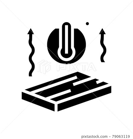 thermal insulation mineral wool glyph icon vector illustration thermal insulation mineral wool glyph icon vector illustration 79063119
