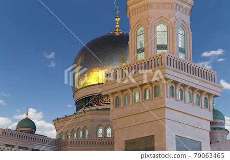 Moscow Cathedral Mosque, Russia -- the main mosque in Moscow, new landmark Moscow Cathedral Mosque, Russia -- the main mosque in Moscow, new landmark 79063465