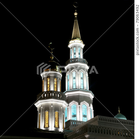 Moscow Cathedral Mosque, Russia -- the main mosque in Moscow, new landmark Moscow Cathedral Mosque, Russia -- the main mosque in Moscow, new landmark 79063492