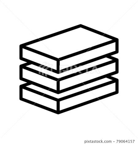 plate mineral wool line icon vector illustration 79064157