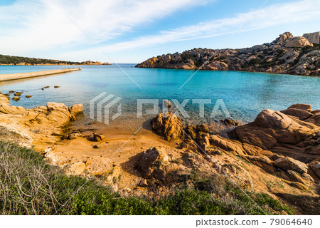 Rocks by the sea in Spalmatore beach Rocks by the sea in Spalmatore beach 79064640