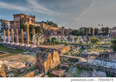 World famous Imperial Fora in Rome World famous Imperial Fora in Rome 79064674