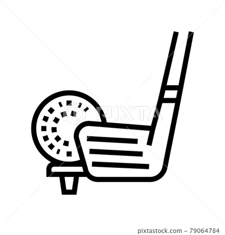 golf game line icon vector illustration golf game line icon vector illustration 79064784