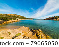 Rocks and blue sea in La Maddalena 79065050