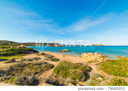 Rocky shore in La Maddalena island 79065051
