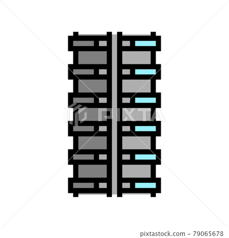 deformed rebar color icon vector illustration 79065678