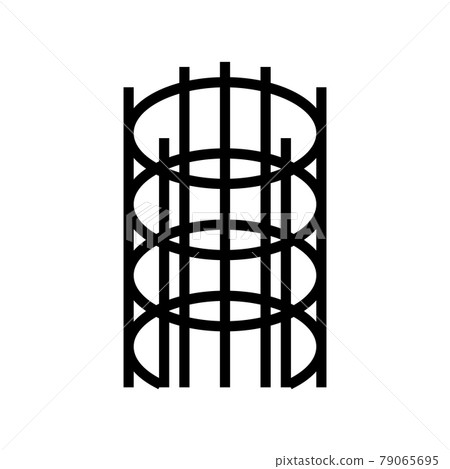 hrb500 rebar color icon vector illustration 79065695