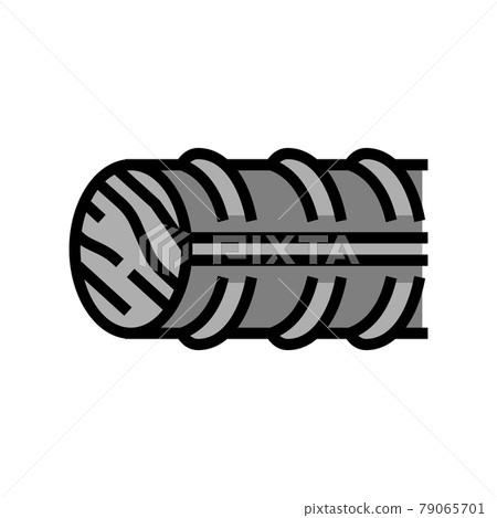 basalt rebar color icon vector illustration 79065701