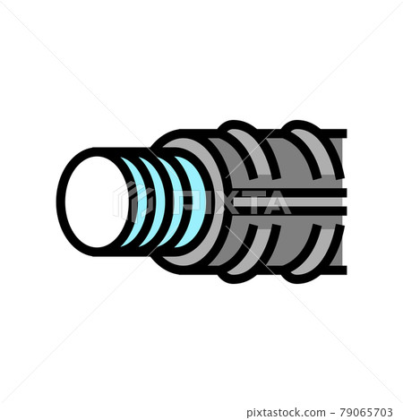threaded fittings color icon vector illustration 79065703