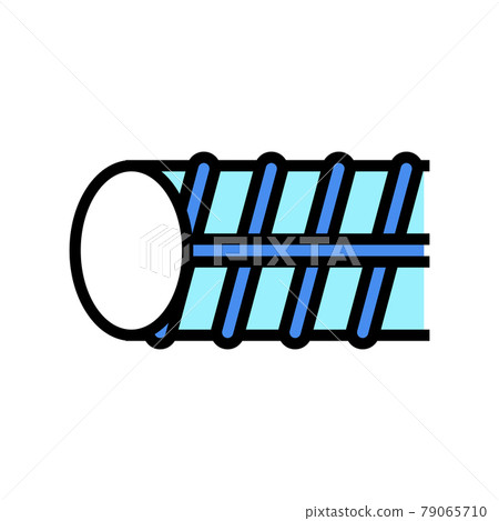epoxy coated fittings color icon vector illustration 79065710