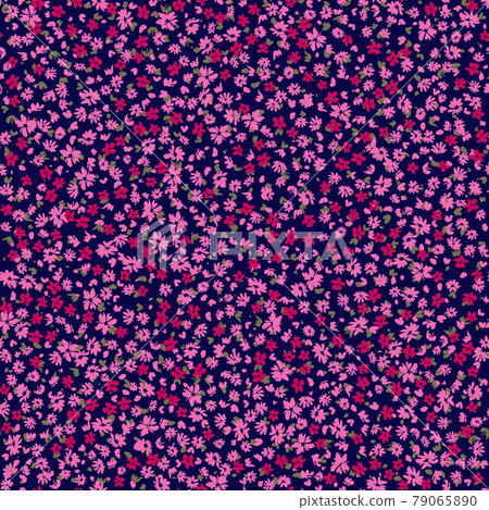 Seamless spring floral pattern with daisies for dress 79065890