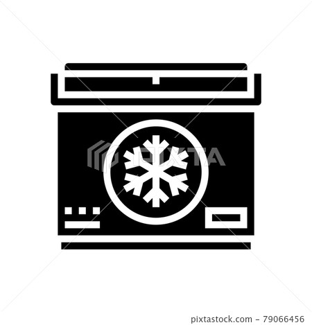 portable refrigerator glyph icon vector illustration portable refrigerator glyph icon vector illustration 79066456