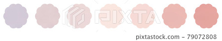 7 flowers Gradation from purple to pink 7 flowers Gradation from purple to pink 79072808