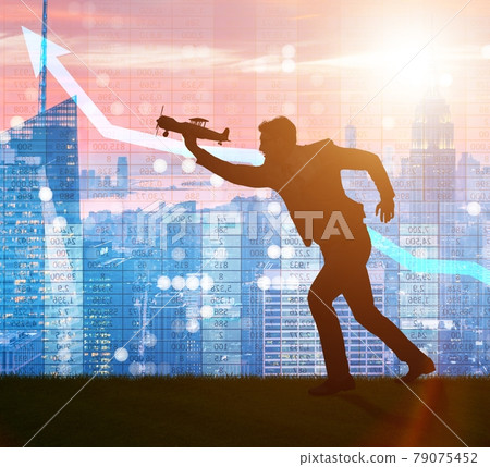 Businessman in start-up business concept Businessman in start-up business concept 79075452